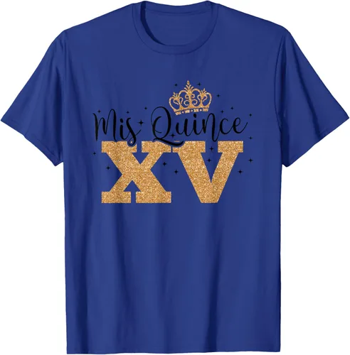 Vista 20 de Camiseta de quinceañera Mis Quince para cumpleaños número 15 Blanco