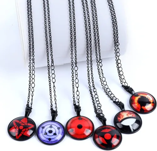 Vista 3 de 6 collares de animación, colgante de animación, collar de anime, colgante de anime, joyería de cosplay, joyería de animación, joyería de cosplay