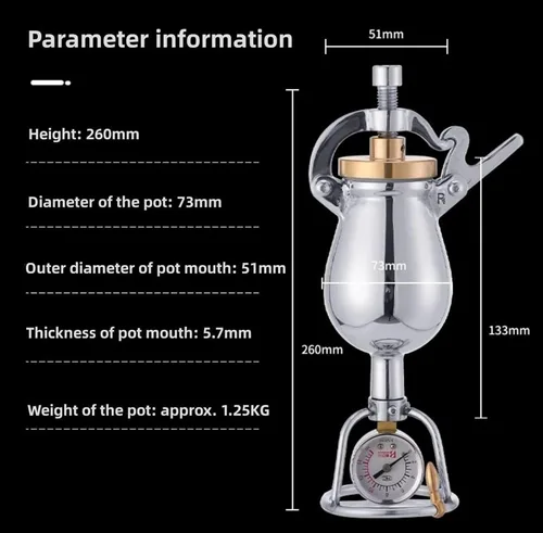 Vista 2 de Mini máquina para hacer palomitas de maíz con nostalgia retro, máquina de palomitas de maíz, pequeño amplificador de pellets de acero inoxidable