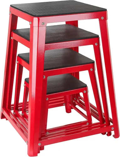 Vista 8 de Caja pliométrica de la plataforma, sistema pliométrico del salto de la caja para el entrenamiento casero del gimnasio, acondicionamiento