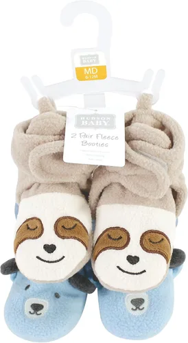 Vista 2 de Hudson Baby - Botines acogedores de vellón unisex para niños