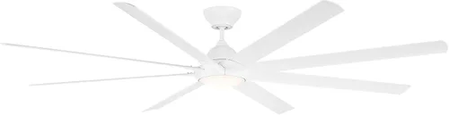 Vista 16 de Modern Forms Hydra - Ventilador de techo inteligente de 8 aspas para interiores y exteriores, 80 pulgadas, bronce con kit de luz LED de 3000 K