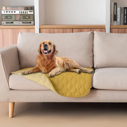 Vista 122 de gogobunny Manta para mascotas 3 veces más resistente, impermeable y a prueba de arañazos; protector de muebles reversible para perros y gatos, funda