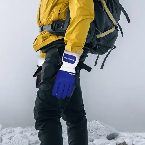 Vista 3 de Durio Guantes de esquí impermeables para mujeres y hombres, guantes de esquí para mujeres y hombres, guantes de nieve para pantalla táctil, guantes
