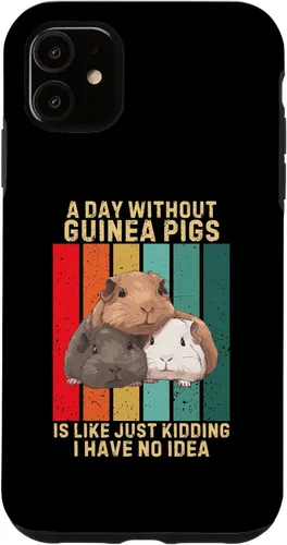 Vista 5 de Funda para iPhone 15 Vintage A Day Without Guinea Pig I Have No Idea