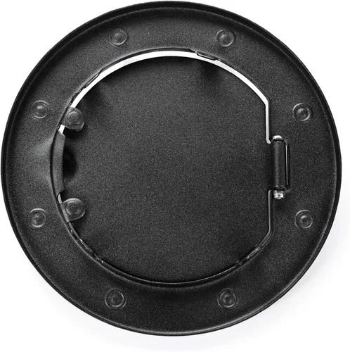 Vista 3 de Rugged Ridge 11229.05 puerta de tapa de gas negra sin traba texturada para Jeep Wrangler JK/JKU