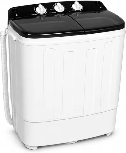 Vista 10 de Superday Lavadora portátil, 2 en 1, mini lavadora compacta de doble tina, combo de lavadora compacta con centrifugado, con capacidad de 16 libras