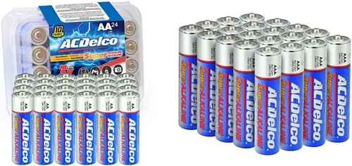 Vista 8 de ACDelco - Paquete de 20 pilas AA y AAA, superalcalinas, 10 años de vida útil