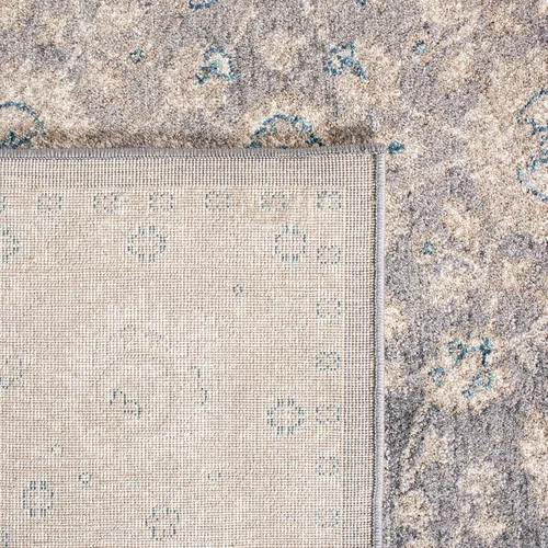 Vista 8 de Safavieh Sofia Collection SOF330B, tapete clásico color gris claro y beige, Polipropileno