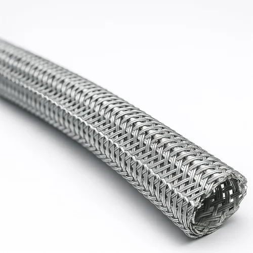 Vista 7 de Electriduct Funda Trenzada Envolvente de Cierre Automático con Gancho de 1/8", Manga Ignífuga de Malla Flexible, Protector de Cables, Organizador