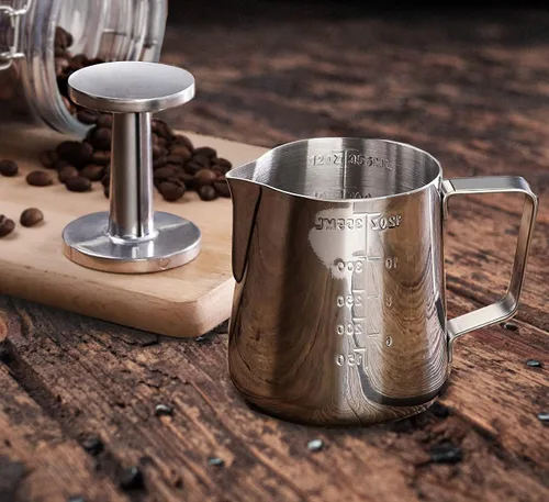 Vista 3 de Prensador de mano espresso de doble cara 51mm y 58mm, doble punta, prensa de café molido barista para máquina portafiltro
