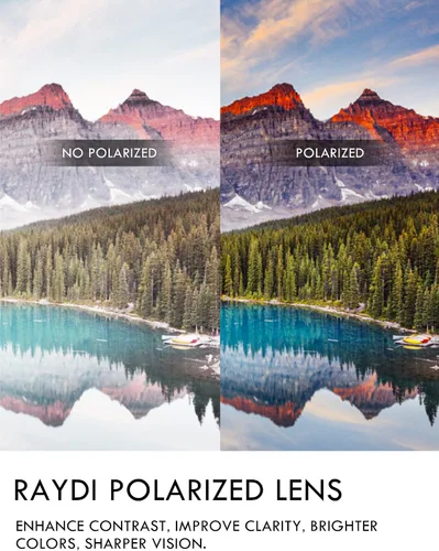 Vista 4 de Raydi Polycarbonate Replacement Lenses for Oakley Holbrook Holbrook XL Holbrook Metal Square Sunglasses