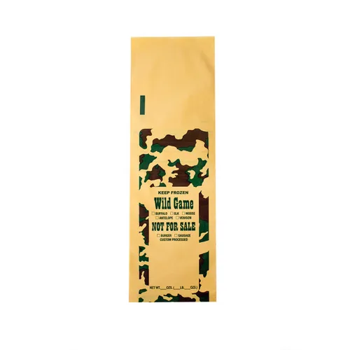 Vista 2 de UltraSource Wild Game - Bolsas de carne para congelador "No a la venta" (1 libra - 1000 unidades, camuflaje)