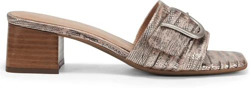 Vista 2 de Aerosoles Sandalias Evvie Slide para mujer, Silver Metallic, 5.5, Plateado Metálico