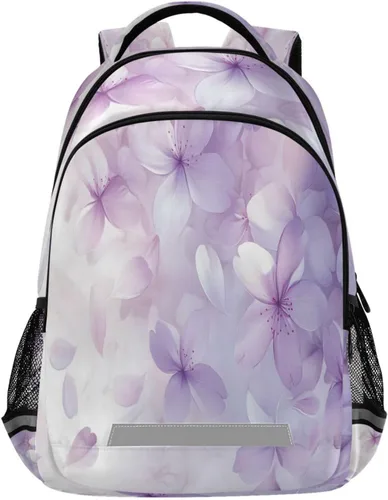 Vista 10 de ALAZA Divertidas mochilas de viaje para computadora portátil, mochila escolar para hombres, mujeres, adolescentes, niños, 33, Pugs de dibujos Pugs