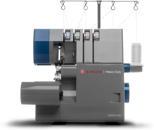 Vista 9 de SINGER® HD0500S Heavy Duty Serger Overlock Machine, 2-3-4 Rosca, Negro Negro (HD0500S)