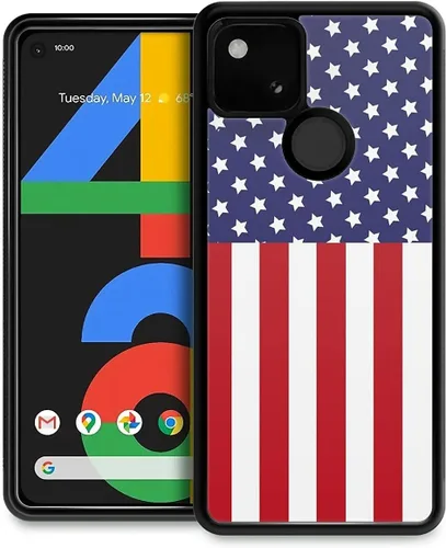 Vista 307 de Compatible con Google Pixel 4A 5G Mobile Case Creative Acrylic Panel trasero Silicona Protección Grip especialmente diseñado para Google Pixel 4A 5G