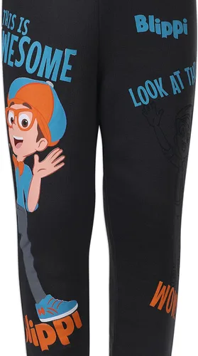 Vista 6 de Blippi Conjunto de sudadera y pantalones de 2 piezas para niños pequeños - BlancoNaranjaNegro