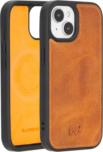 Vista 49 de BLACKBROOK York - Funda de piel de grano completo para iPhone 15 (6.1 pulgadas), color negro, iPhone 15