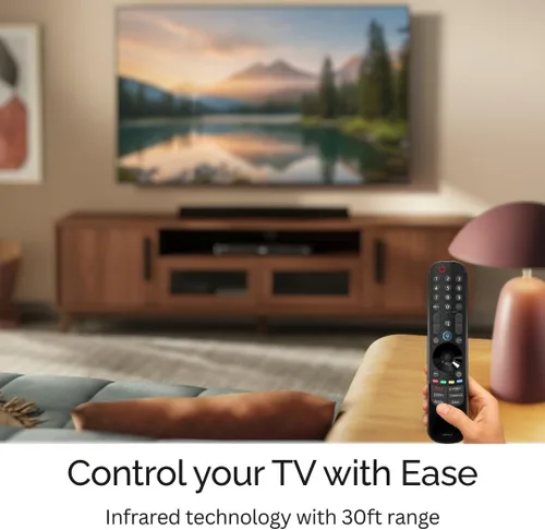Vista 7 de Control Remoto LG Magic de Repuesto para Modelos de Smart TV 2019-2024 - Configuración Fácil, Control de Voz, Teclas de Acceso Directo - Funciona