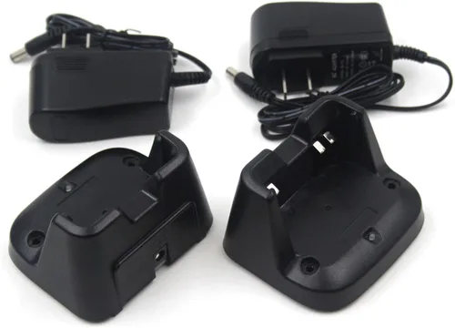 Vista 7 de Paquete de 2 cargadores rápidos BC-193 para ICOM IC-F3001 F3002 F3003 F3101 F3102 F3103 F4001 F4002 F4003 F4101 S70 T70A V8E radio portátil de dos