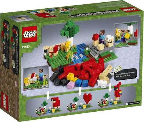 Vista 5 de LEGO Minecraft La Granja de Lana 21153 Kit de Construcción (260 Piezas)