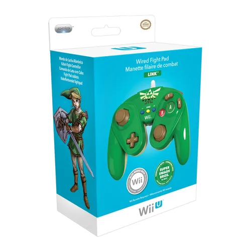 Vista 6 de PDP Wired Fight Pad for Wii U - Link