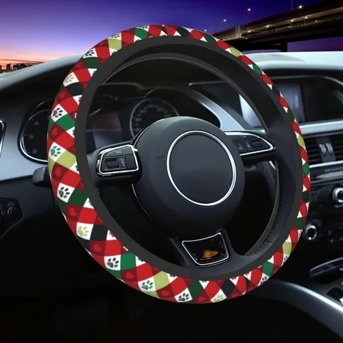 Vista 18 de Funda para volante MINIOZE de ojos malvados azules con luna mágica, accesorios para automóvil, linda para mujeres y niñas, universal de 15 pulgadas