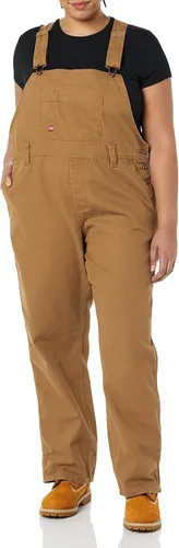 Vista 11 de Dickies, Overol de jean con pechera para mujer Desteñido (Bleach Wash)