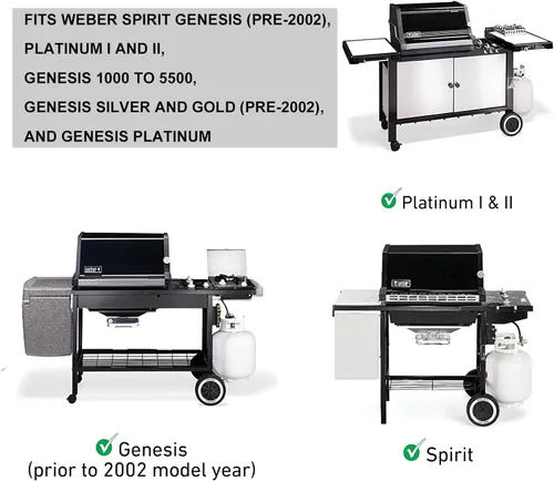 Vista 6 de Kit de Encendido Only Fire para Parrillas de Gas Weber Spirit Genesis, Platinum, Silver y Gold