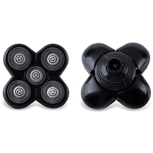 Vista 4 de Cabezas de repuesto para afeitadoras eléctricas para hombre, 5 en 1, reemplazable, alternativa, flotante, lavable, cabeza recortadora de cuchillas