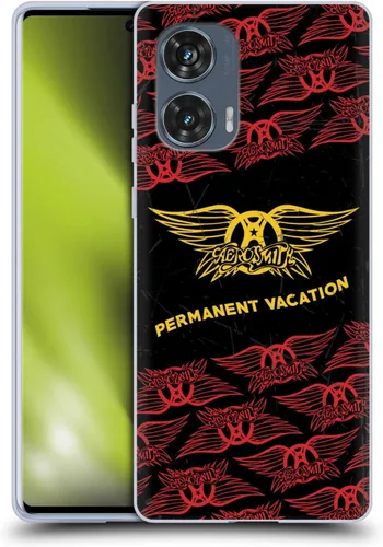 Vista 26 de Head Case Designs Officially Licensed Aerosmith Back in The Saddle Again Classics Gel Case [Military Grade Protection] Compatible with Moto E7
