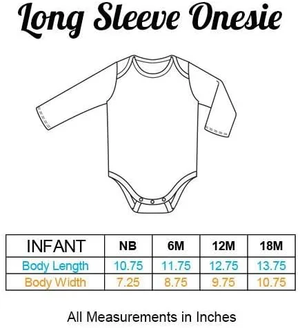 Vista 2 de TATY Kids Nama-sleigh Christmas Peace Long Sleeve Baby Infant Bodysuit
