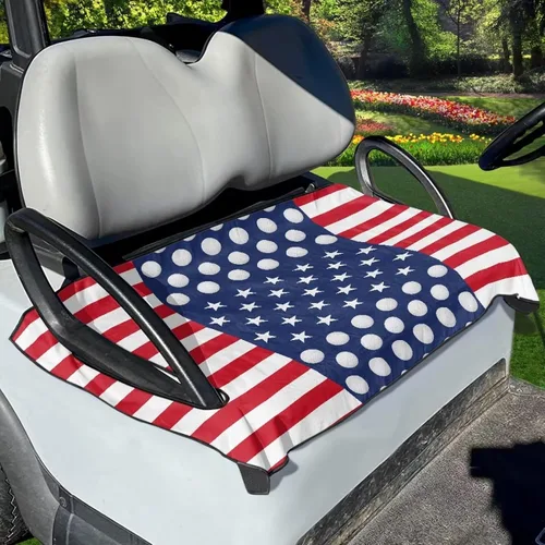 Vista 11 de Flashideas Aztec Features - Fundas de asiento de carrito de golf, protección de asiento para todas las estaciones, universal, para club car
