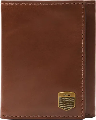 Vista 9 de Cartera de piel plegada para hombre Fossil