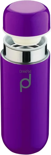 Vista 11 de Drinkpod Grunwerg HCF-200P - Frasco de cápsula aislada al vacío, acero inoxidable, rosa, 6.8 fl oz