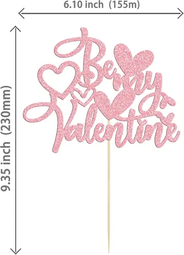 Vista 116 de Ephlyn 24 adornos para cupcakes con purpurina para el día de San Valentín, dulce amor, corazón, día de San Valentín, decoración para cupcakes