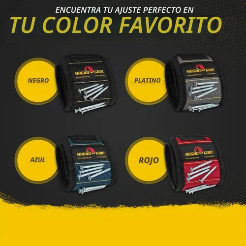 Vista 9 de Pulsera magnética MagnoGrip Negro