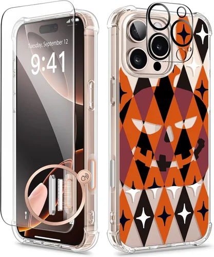 Vista 105 de GVIEWIN - Funda para iPhone 11 con protector de pantalla + protector de lente de cámara, cubierta protectora transparente suave de poliuretano