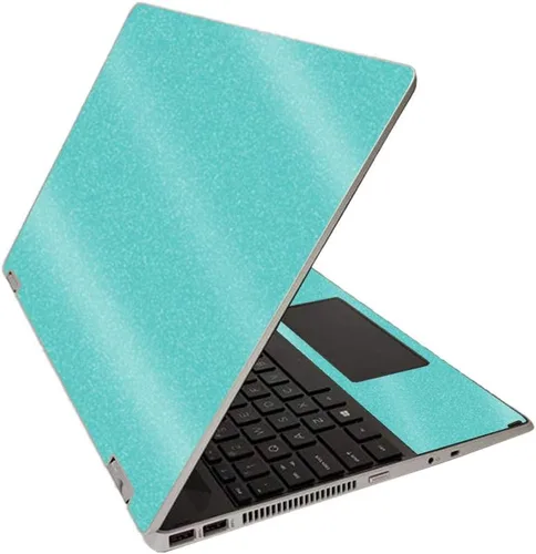 Vista 23 de MightySkins - Skin brillante con purpurina para HP Pavilion x360 de 15 pulgadas (2020), color azul claro, protector y duradero, acabado brillante