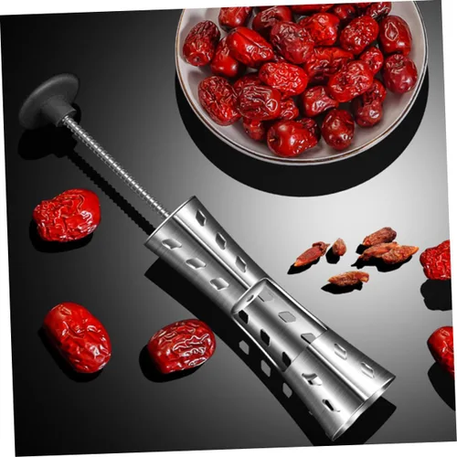 Vista 4 de LIFKOME Cherry Pitter Cherry Core Cherry Depitter Cherry Fruit Pitter Herramienta Corer y Pitter Red Date Pitter Vegetal Tool Plantador Deseeded