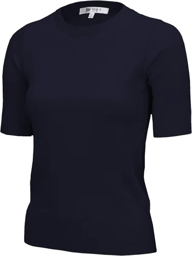 Vista 29 de YEMAK Suéter de Punto Top para Mujer – Media Manga Cuello Redondo Básico Casual Ajuste Clásico Ligero de Punto Suave Pullover Tee