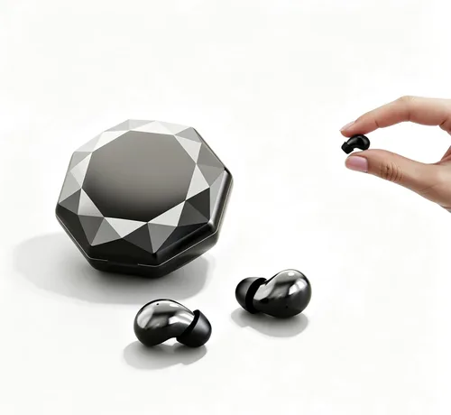 Vista 9 de Mini auriculares Bluetooth invisibles, pequeños y discretos para dormir de lado, auriculares ocultos con pantalla LED para orejas pequeñas, dormir