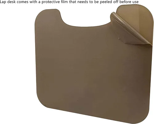 Vista 7 de Escritorio de regazo de acrílico transparente de 22 pulgadas, bandeja de regazo ligera y portátil para escribir, dibujar, comer, estudiar Marketing