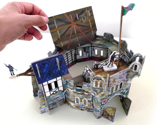 Vista 6 de Clever Paper Torre redonda con figuras