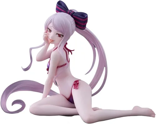 Vista 6 de QAHEART Figuras de Albedo Figura de Shalltear Bloodfallen de Anime Figura de PVC Modelo de Anime Figura de Acción Ornamentos para Fans 20CM/7.87IN