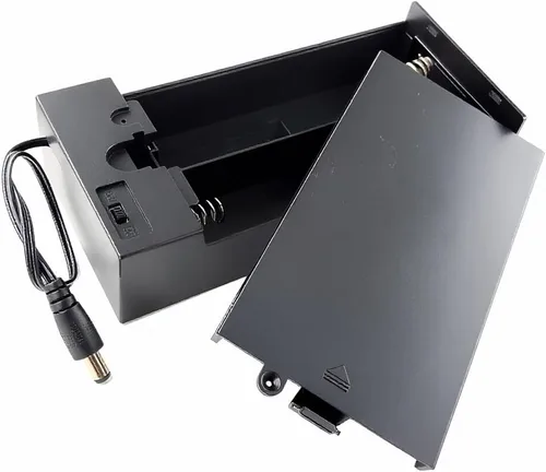 Vista 16 de 2 unidades de soporte para pilas D de 8 ranuras con respaldo doble y cables, caja para pilas de tamaño D de 8x1.5V 8D bilateral