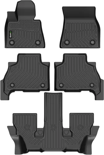 Vista 60 de HAFIDI® - Tapetes para auto con almacenamiento debajo del asiento, para todo clima, antideslizantes, de elastómero termoplástico, para la primera