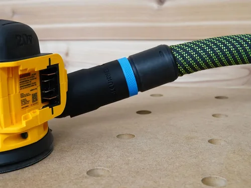 Vista 3 de ToolCurve Adaptador de manguera compatible con lijadora Dewalt para manguera Festool de 1.063 in