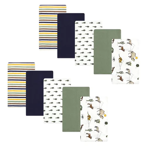 Vista 314 de Hudson Baby - Paños unisex de franela de algodón para bebé, avión, talla única